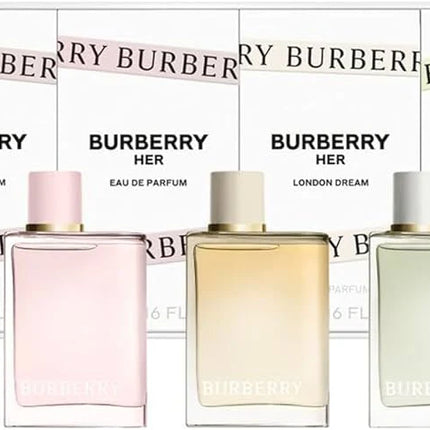 BURBERRY HER 4 PIECE MINI SET EACH 5ML