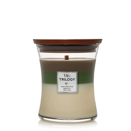 WoodWick Verdant Earth Trilogy Candle Medium 295G