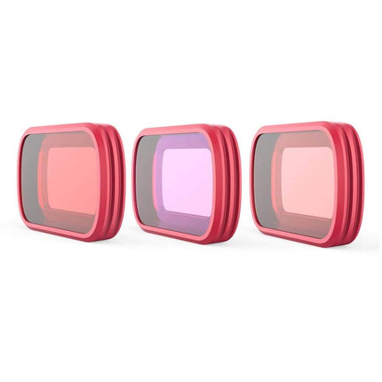 PGYTECH Filter for Osmo Pocket Diving Set Professional Magenta Snorkel Red