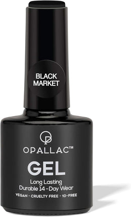 Opallac Gel Nails Black Market Gel Polish