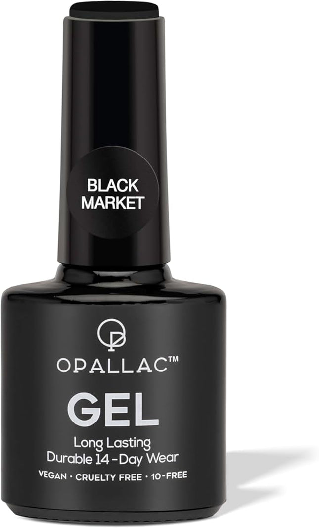 Opallac Gel Nails Black Market Gel Polish