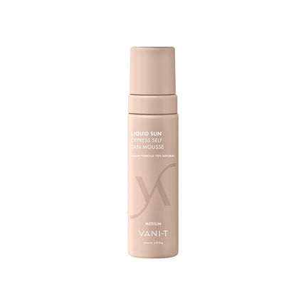 VANI T Liquid Sun Express Self Tan Mousse Medium 200ML