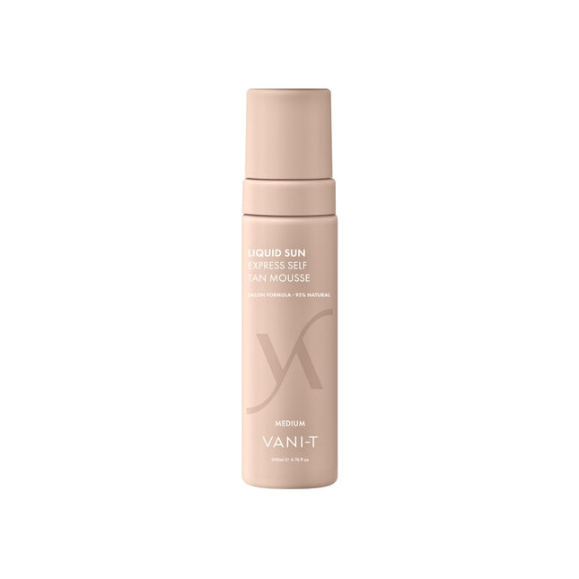 VANI T Liquid Sun Express Self Tan Mousse Medium 200ML