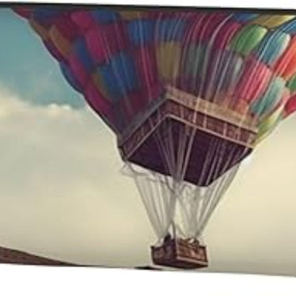 White Magic Hot Air Balloons Large Luxe Cosmetic Bag