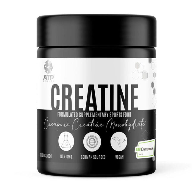 Atp Science Creatine Monohydrate with Creapure for Muscle Strength and Performance 500g