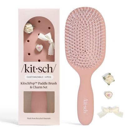 Kitsch Pop Paddle Brush Terracotta