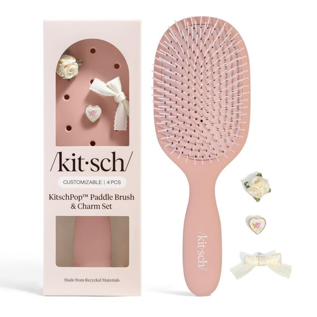 Kitsch Pop Paddle Brush Terracotta