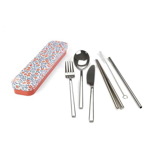 Retrokitchen Carry Your Cutlery Kit Blossom