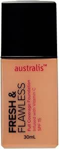 Australis Fresh & Flawless Full Coverage Foundation - Warm Sand - OhYouLuckyDuck.com.au