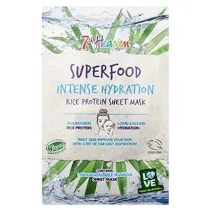 7th Heaven Superfood Nourishing Rice Protein Bamboo Sheet Mask