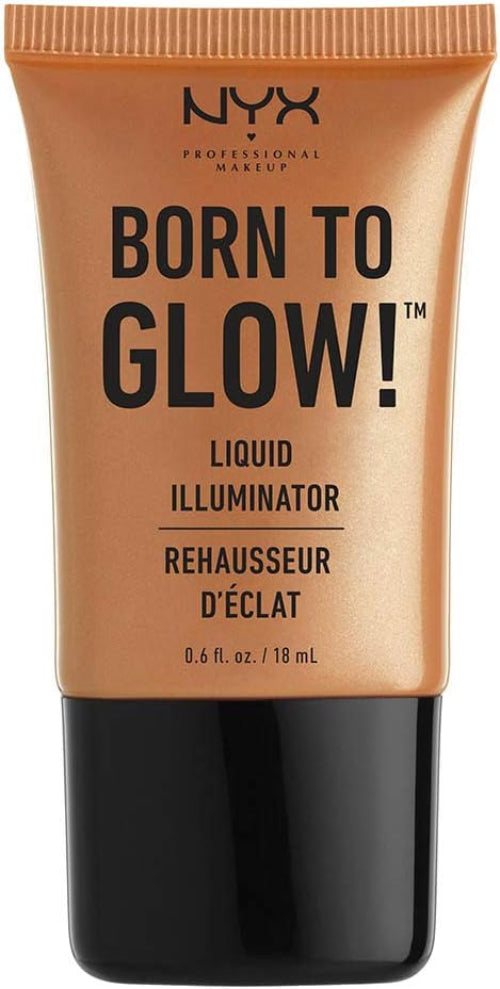 NYX Professional Makeup Multifunctional Born to Glow Liquid Illuminator and Foundation Base Pure Gold