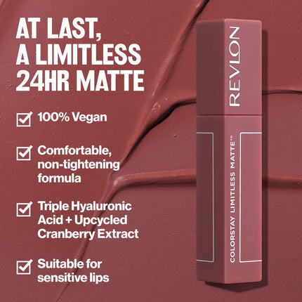 Revlon Colorstay Limitless Matte Lipstick Top Talent - OhYouLuckyDuck.com.au