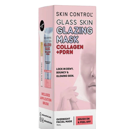 Skin Control Glass Skin Glazing Mask with Collagen for Hydration and Plumping 75ML