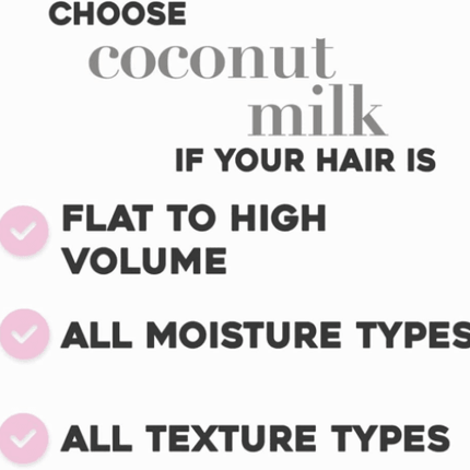 OGX Conditioner Nourishing Coconut Milk 385ML - OhYouLuckyDuck.com.au
