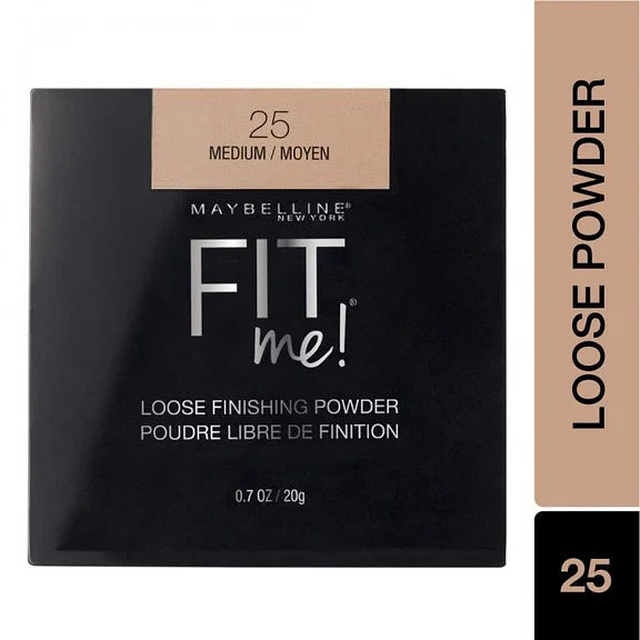 Maybelline 25 Medium / Moyen Fit Me Loose Powder 20Gm - OhYouLuckyDuck.com.au