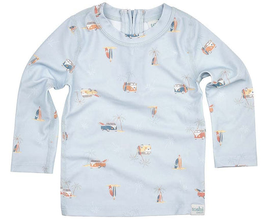 Toshi Long Sleeve Swim Rashie Beach Bums Size 1