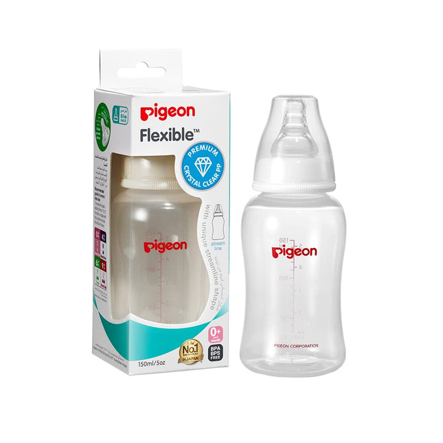 Pigeon Flexible Peristaltic Baby Feeding Bottle 150ML