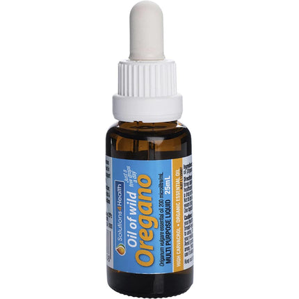 Solutions 4 Health Oil of Wild Oregano for Immune System Health 25ML