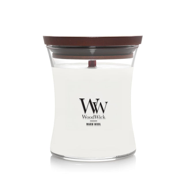 Woodwick Warm Wool Medium Soy Wax Candle 12CM