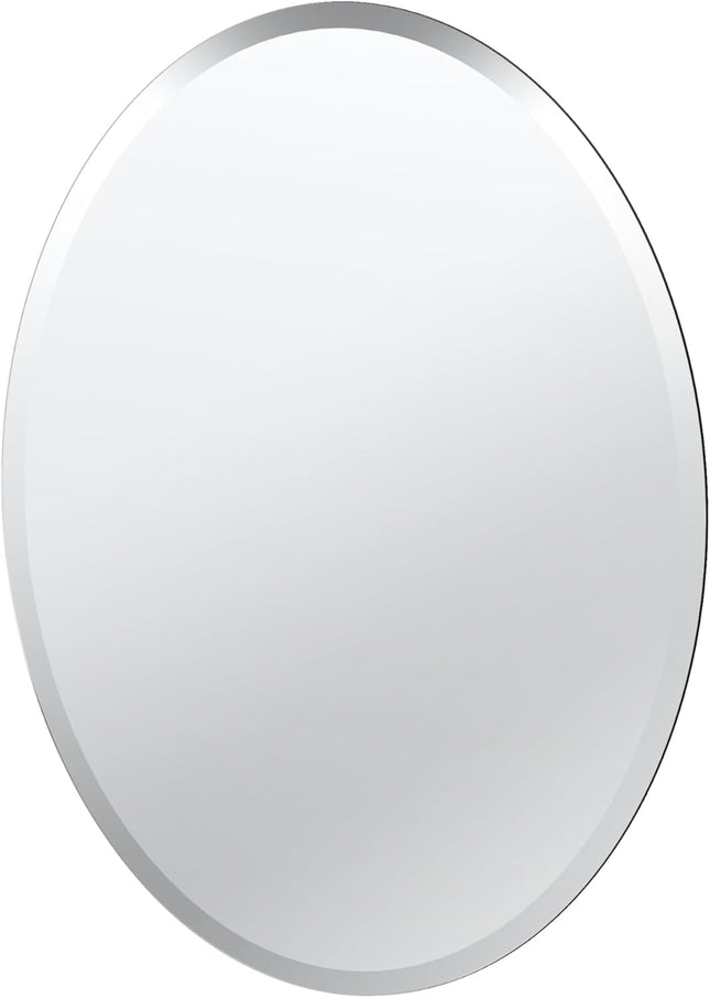 Gatco 1800 Beveled Easy Mount Wall Mirror Silver 26.5in x 19.5in
