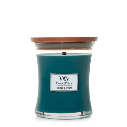 WoodWick Juniper and Spruce Scented Candle Medium
