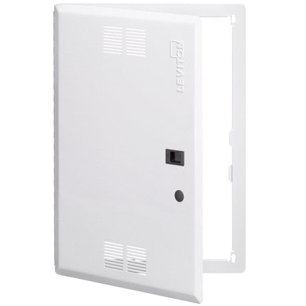Leviton 47605 21S Vented Premium Hinged Structured Media Door White