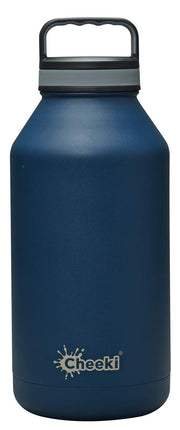 Cheeki Thirsty Max Insulated Stainless Steel Bottle Cobalt 1.9L