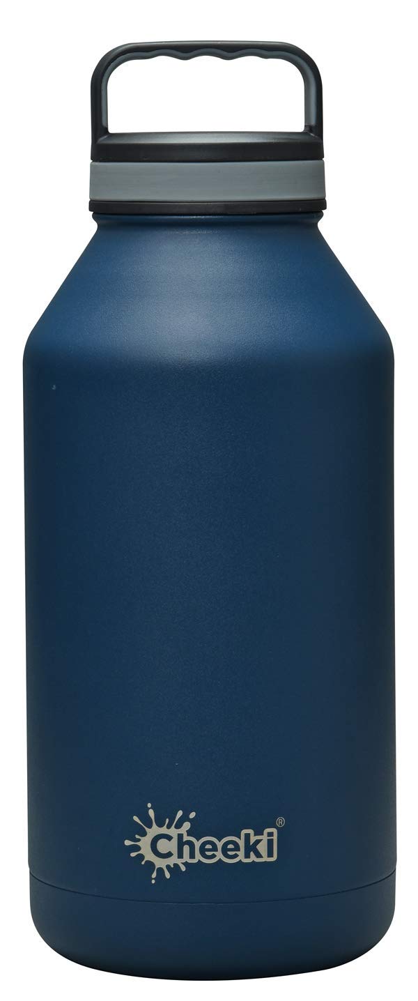 Cheeki Thirsty Max Insulated Stainless Steel Bottle Cobalt 1.9L