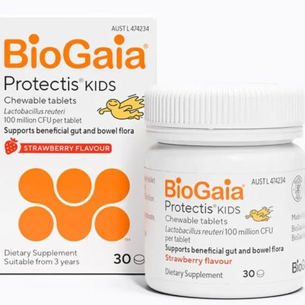 BioGaia Protectis Kids Strawberry 30 Chewable Tablets
