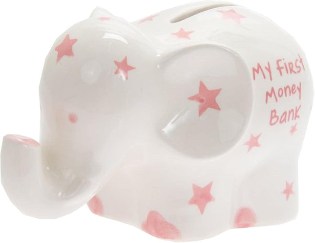 My First Elephant Money Box Bank for Nursery Decor