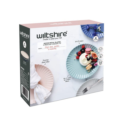 Wiltshire Petite Petal Plate 20.5CM 4 Pack