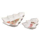 Ashdene Spirit Of Christmas Tree Set Of 2 Platter