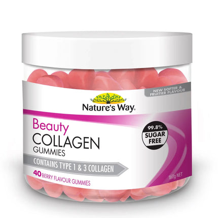 Nature's Way Beauty Collagen Berry Gummies 40 Gummies - OhYouLuckyDuck.com.au