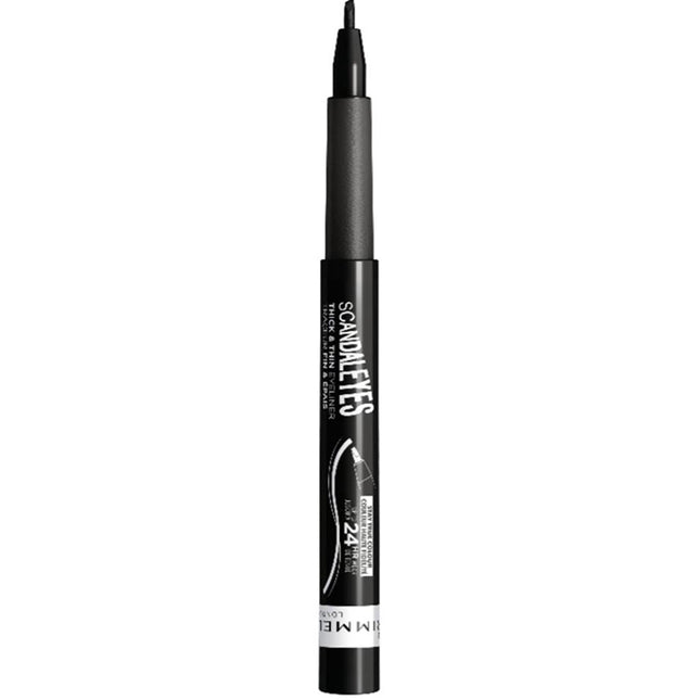 Rimmel Scandaleyes Thick & Thin Eyeliner 24HR Waterproof Black