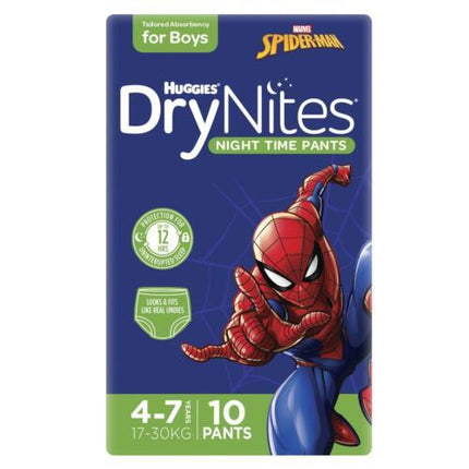 Huggies Drynites Pants Convenience Boy 4-7 Year 9 Pack - OhYouLuckyDuck.com.au