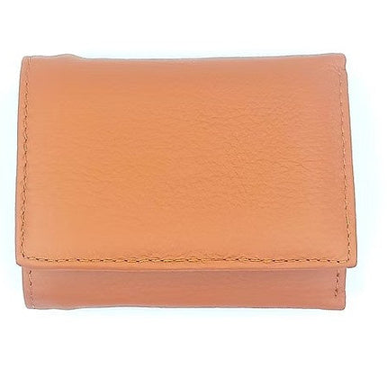 Zeneeba Small Leather Tri Fold Wallet