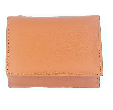 Zeneeba Small Leather Tri Fold Wallet