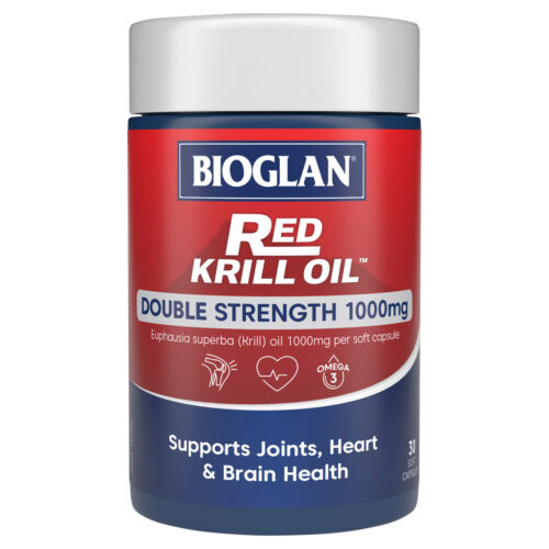 Bioglan Red Krill Oil 1000mg Capsules 30 - OhYouLuckyDuck.com.au