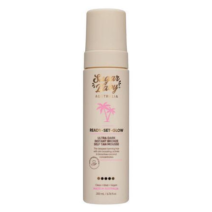 Sugar Baby Ready Set Glow Ultra Dark Instant Bronze Self Tan Mouse 200ml - OhYouLuckyDuck.com.au