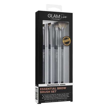 Glam by Manicare Essential Brow Brush Set - OhYouLuckyDuck.com.au