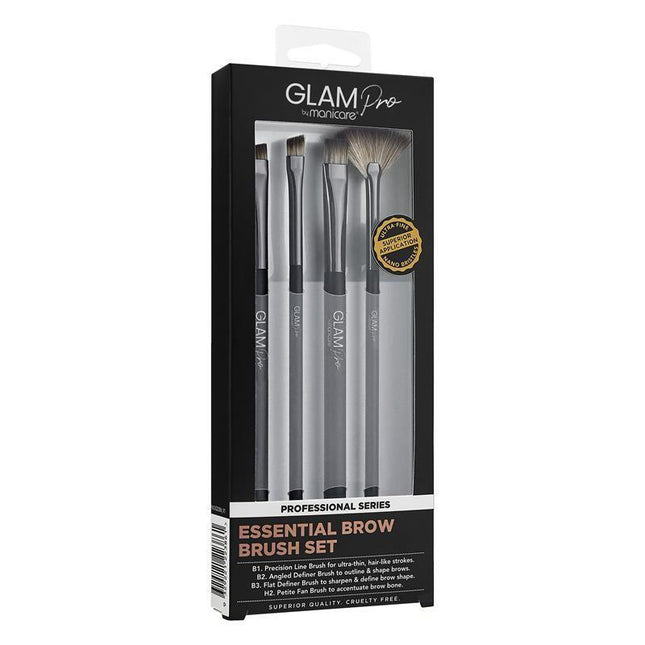 Glam by Manicare Essential Brow Brush Set - OhYouLuckyDuck.com.au