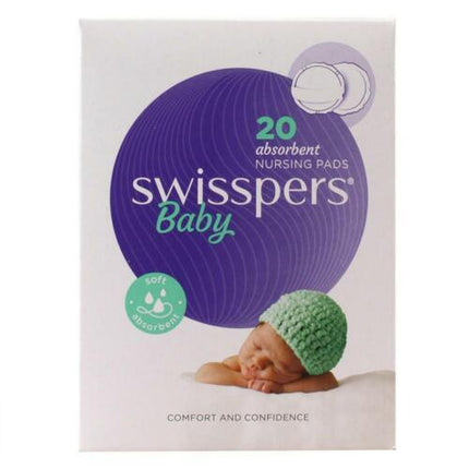 Swisspers Nursing Pads 20 Pack - OhYouLuckyDuck.com.au