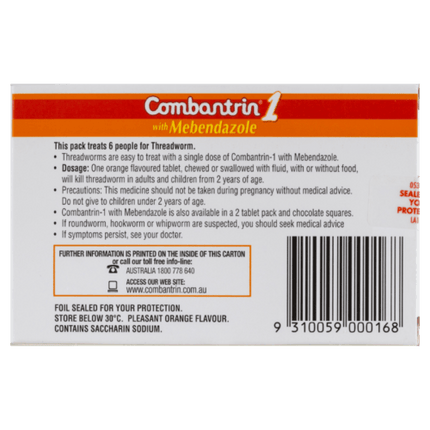 Combantrin-1 6 Tablets