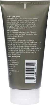 Natio Daily Face Wash Men 150g - OhYouLuckyDuck.com.au
