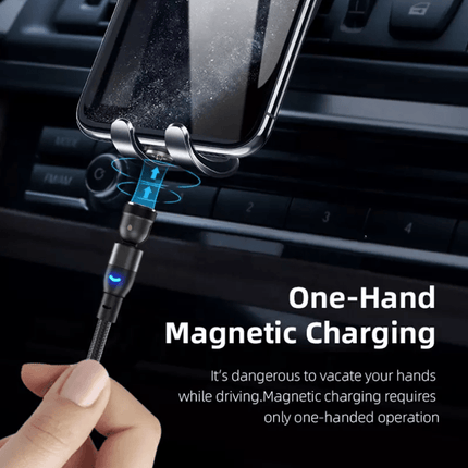540 Degree Rotation 3-in-1 Magnetic Charging Cable (2m) - OhYouLuckyDuck.com.au