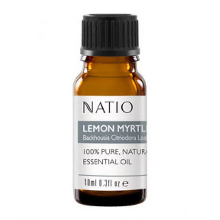 Natio Lemon Myrtle Essential Oil 10ml - OhYouLuckyDuck.com.au
