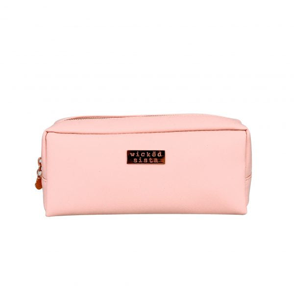 Wicked Sista Premium Blush Rectangular Cosmetic Bag
