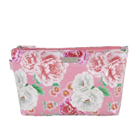 Wicked Sista Sienna Fleur Pink Large Luxe Cosmetic Bag