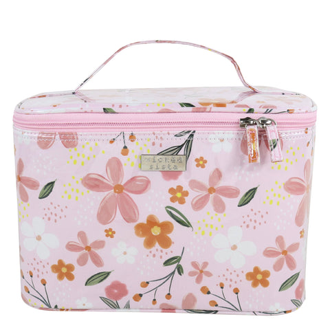 Wicked Sista Abstract Floral Large Beauty Case