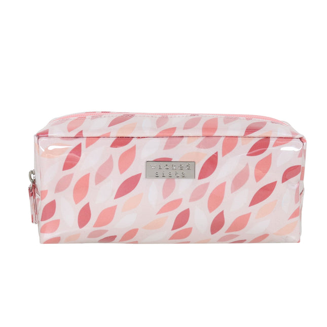 Wicked Sista Coral Leaves Rectangular Cosmetic Bag